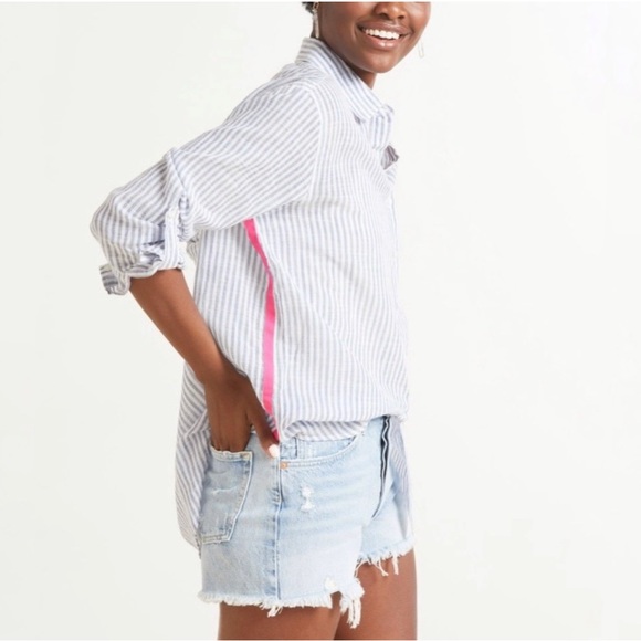 Sundry Evereve pop stripe button down - Picture 1 of 5